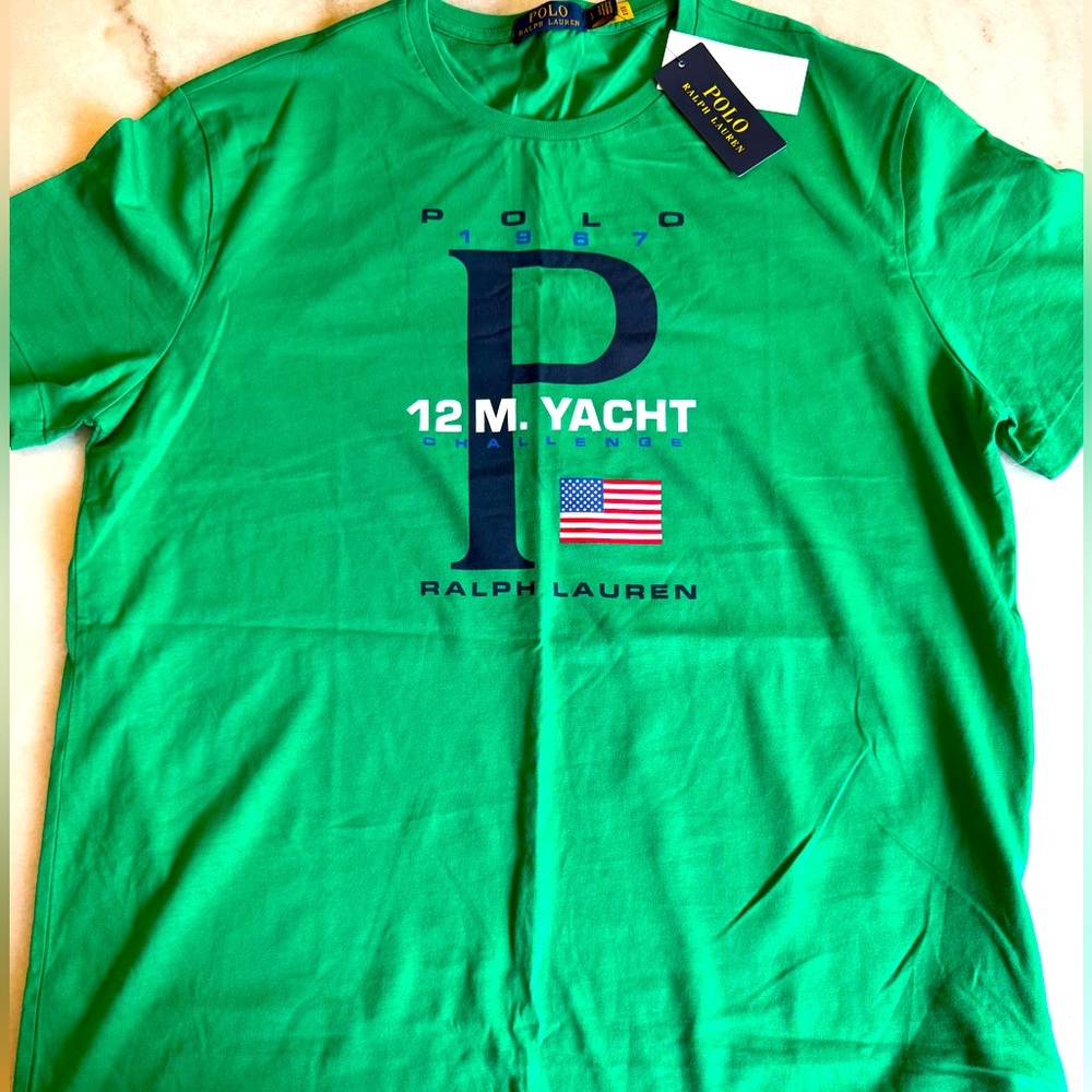 Ralph Lauren Green Graphic Tee